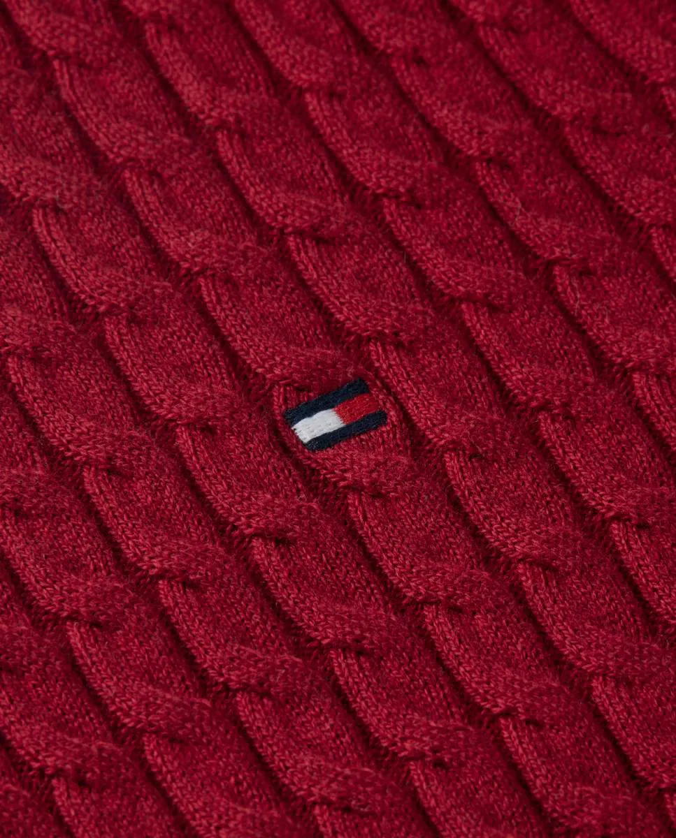 Женский джемпер, Textura Ochos, Tommy Hilfiger, красный гранатовый — фото 4