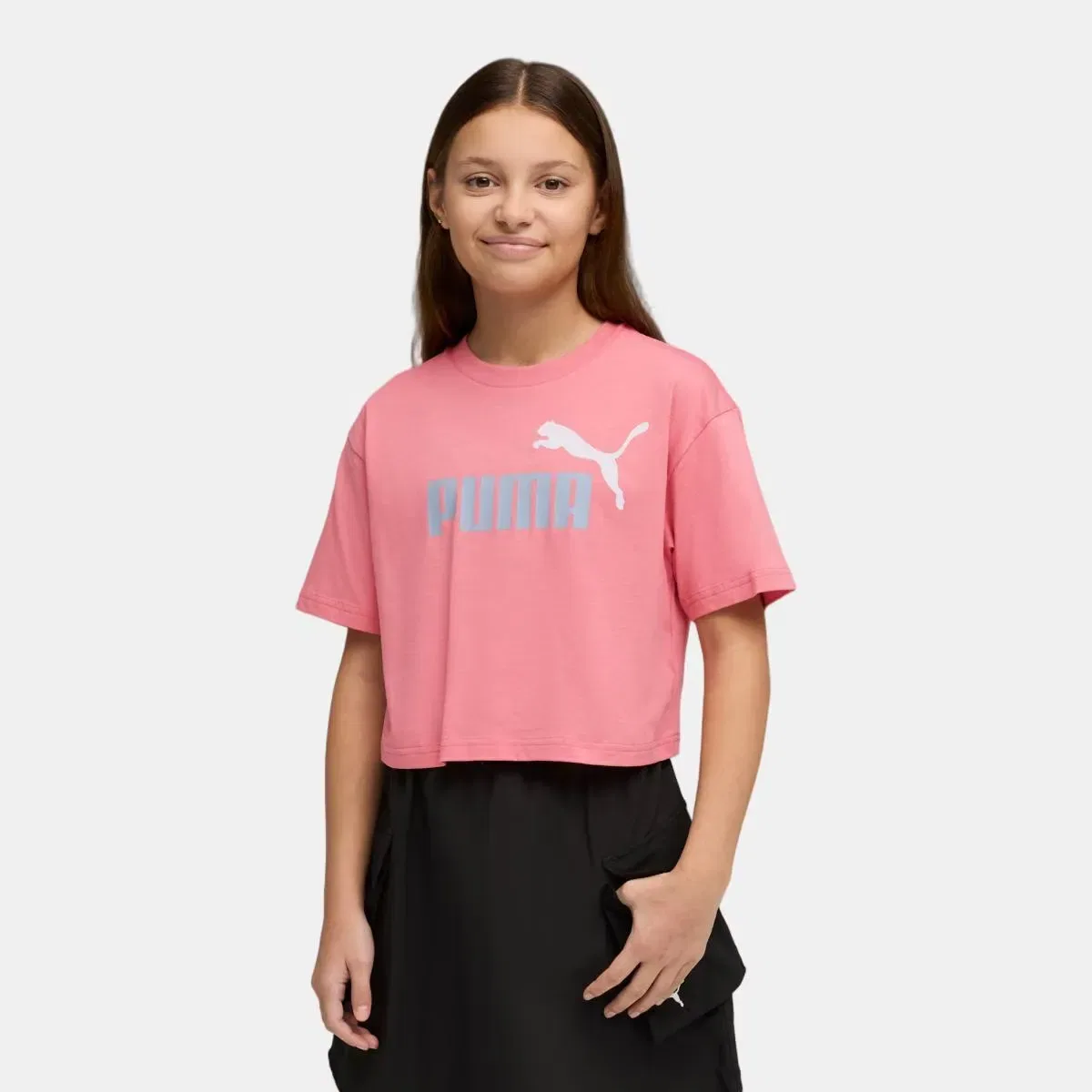 Детская футболка для мальчиков хлопковая ESS 2 COLOR Length Puma, Rosa