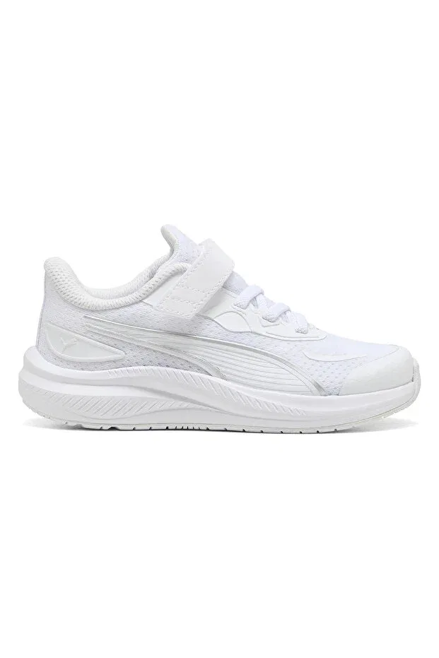Детские кроссовки для девочек с липучками Skyrocket 2 ac+ ps Puma, White