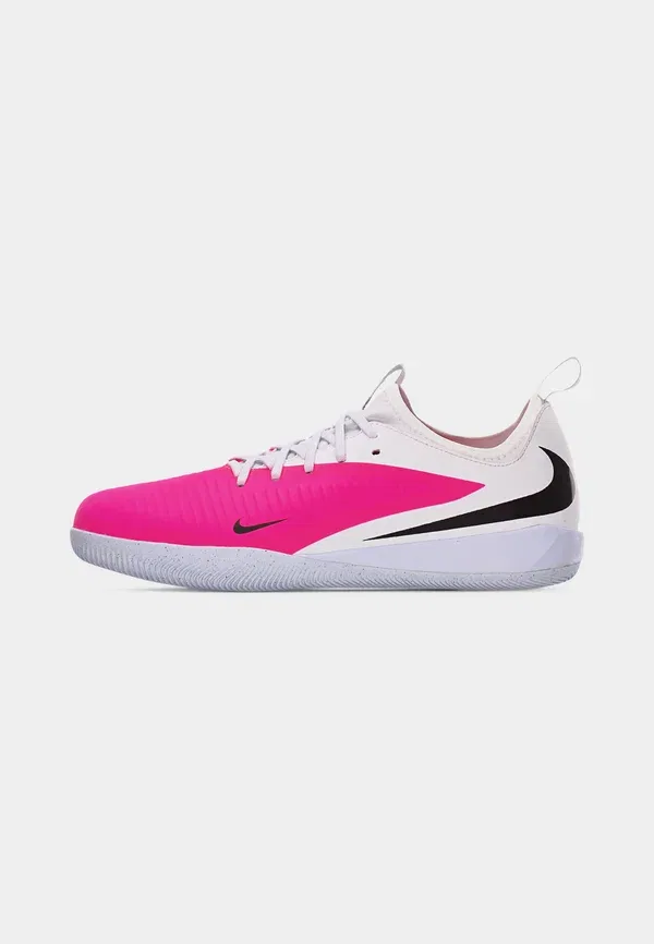 Футбольные кроссовки с синтетическим верхом Jr Phantom 6 Low Acad IC Unisex, Nike Performance, White/Black/Hyper Pink, белый/черный/розовый — фото 2