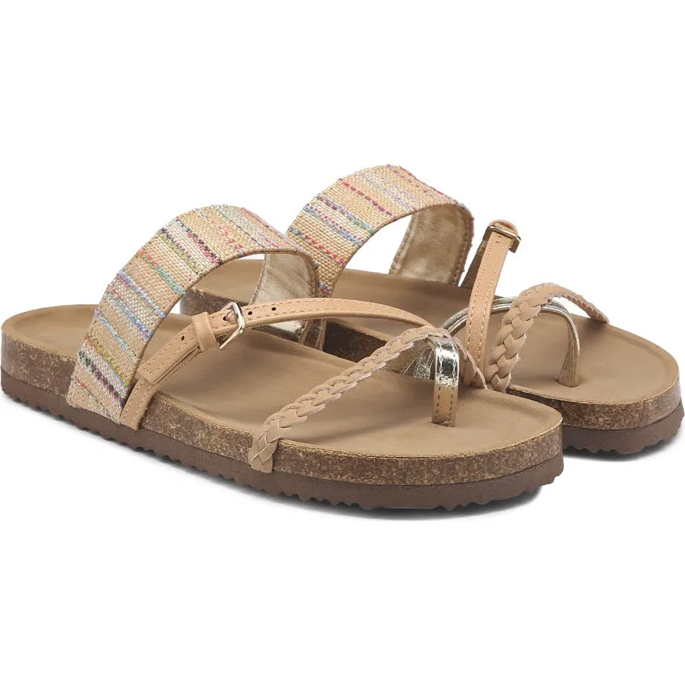 Детские сандалии J-Shirley с анатомической стелькой Steve Madden, Natural Multi