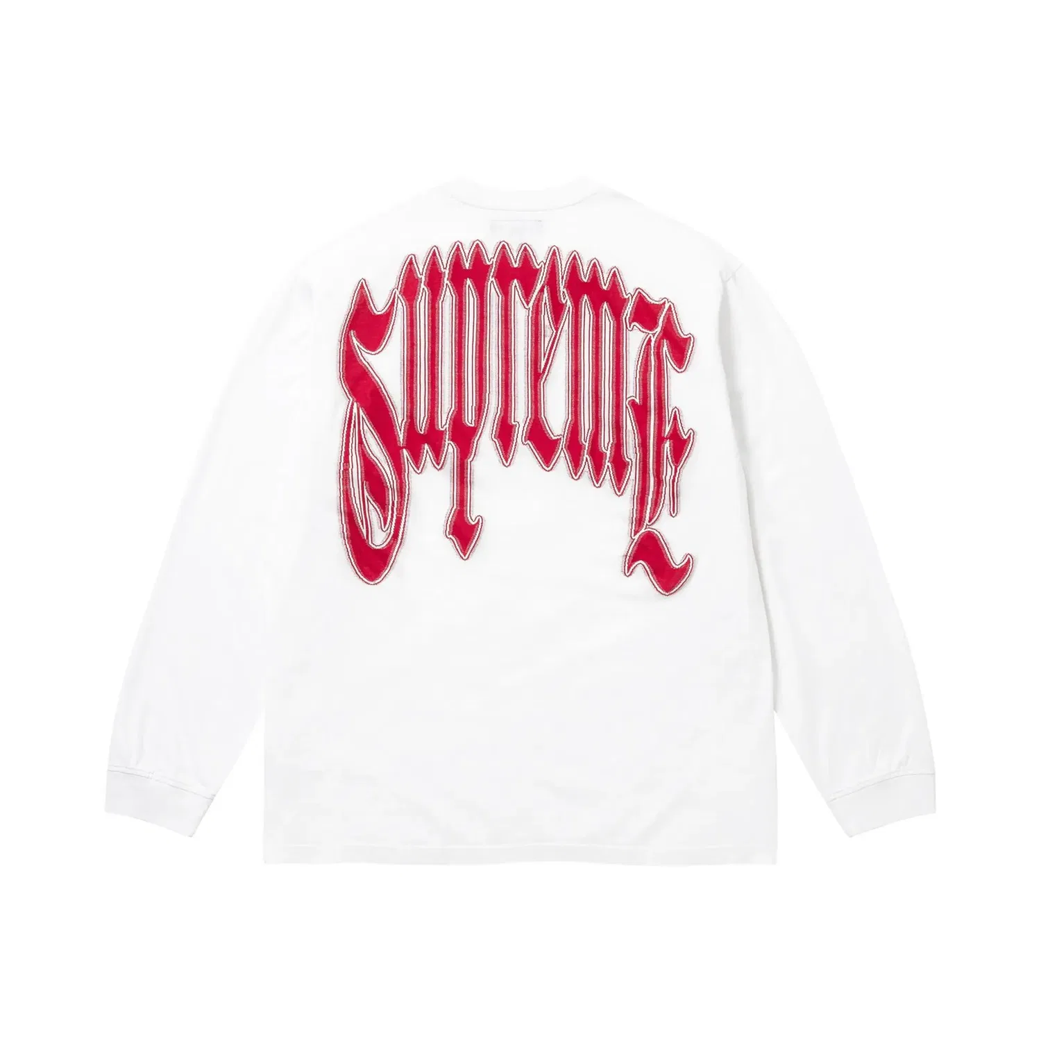 Лонгслив с принтом Intarsia Supreme, White