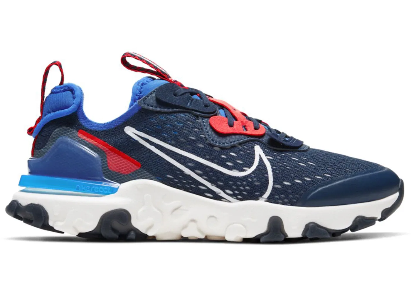 Детские кроссовки Lifestyle Nike React Vision, Midnight Navy/Soar/Blackened Blue/White