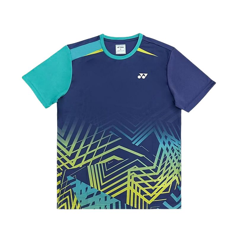 

Футболка для бадминтона Unisex Crew Neck Moderate YONEX, spectral синий