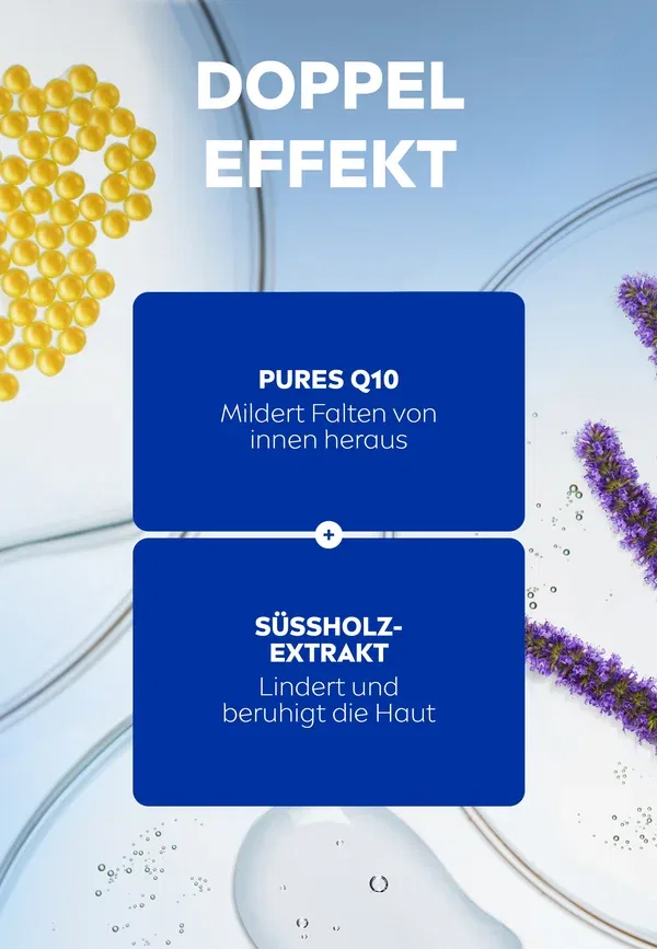 Крем ночной Q10 anti-falten beruhigung nachtpflege Nivea 50 мл — фото 3