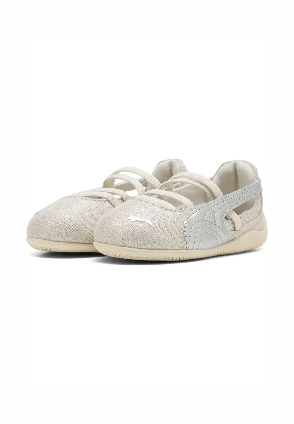Балетные туфли Speedcat Ballet Let It Shine Inf унисекс с ремешком на щиколотке Puma, Silver-Coloured Fog-Alpine Snow — фото 2