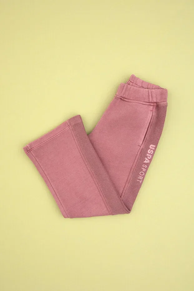 Детские спортивные штаны для девочек с принтом U.S. Polo Assn., Orchid