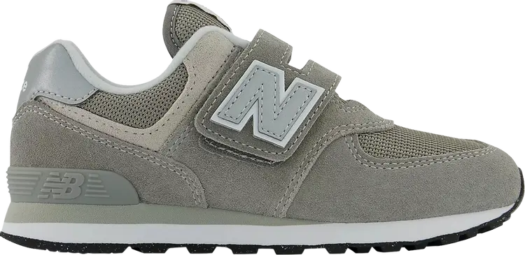

Кроссовки New Balance 574 Hook and Loop Little Kid 'Core Pack - Grey White', серый