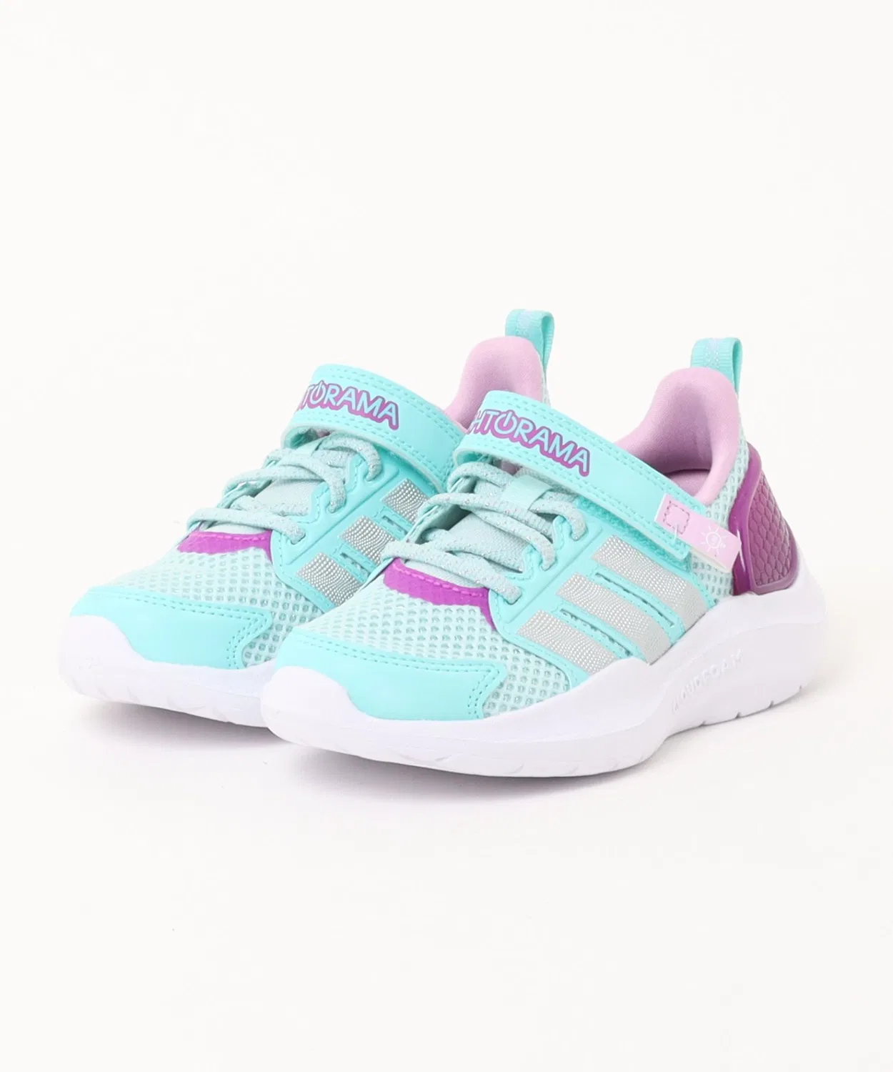 Детские кроссовки с LED-подсветкой Lightorama RNR EL Adidas, Green