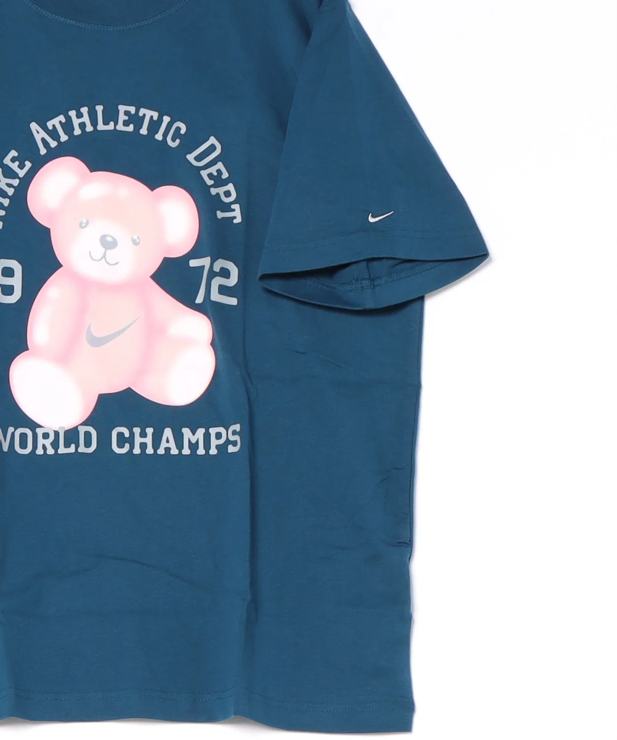 Женская футболка с принтом Nike AS W NSW SS BF TEE VGPX, Blue — фото 3