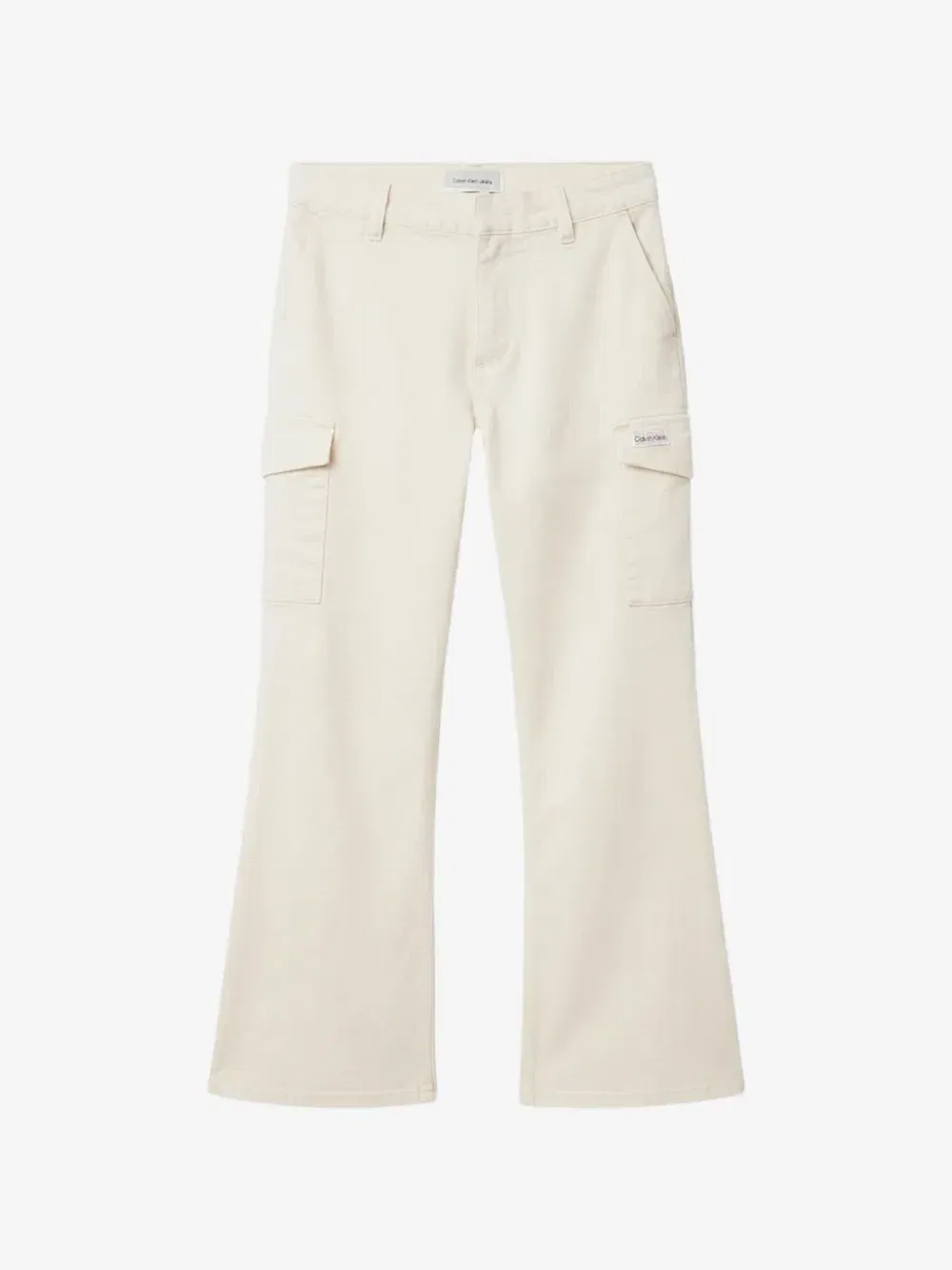 Брюки карго Calvin Klein Kids, бежевый