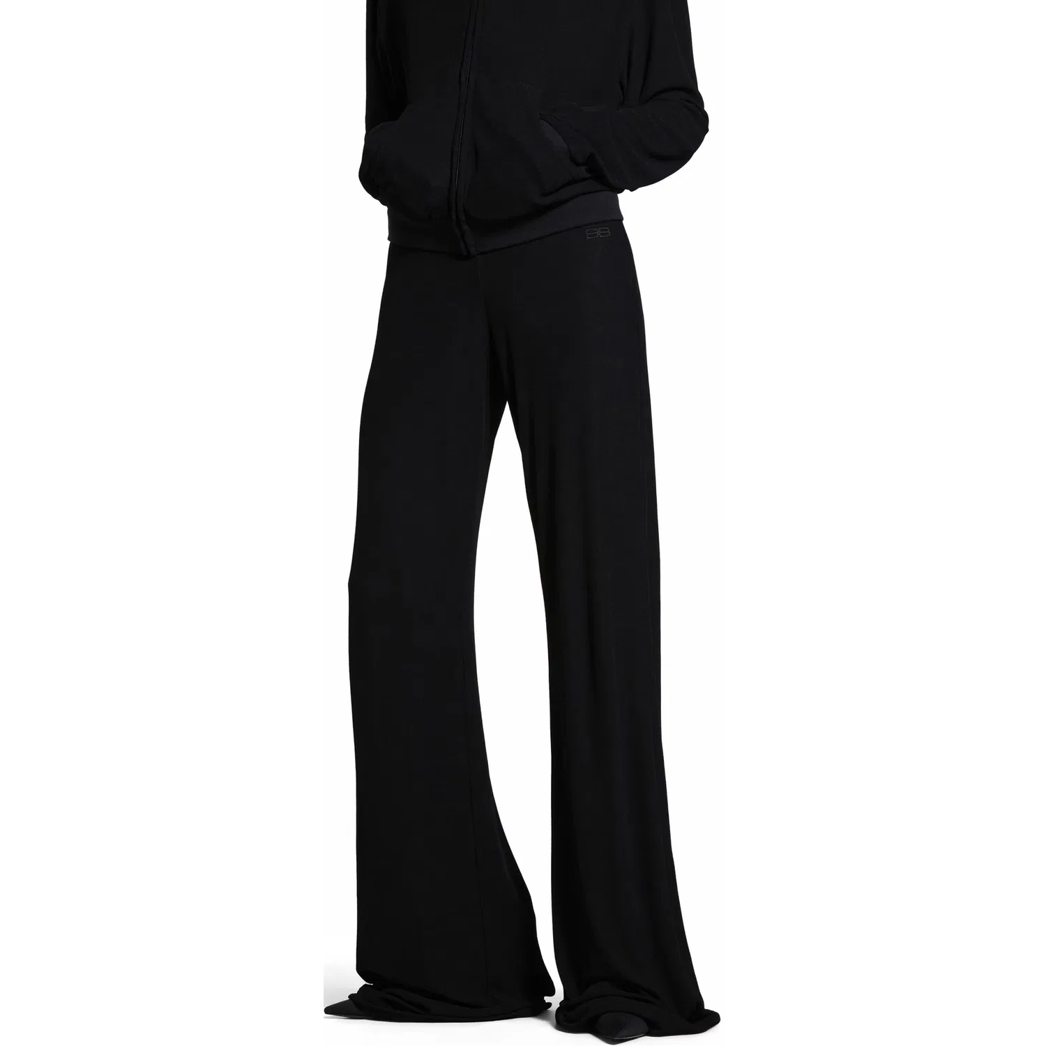 Женские брюки с принтом Balenciaga, Black — фото 4