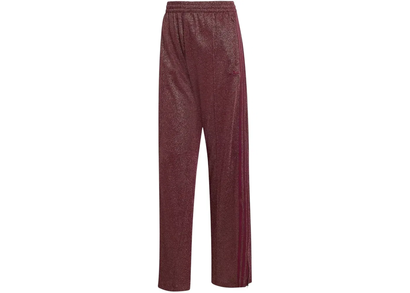 Женские спортивные штаны с принтом Lurex Firebird Track Pants Adidas, Maroon Gold Metallic