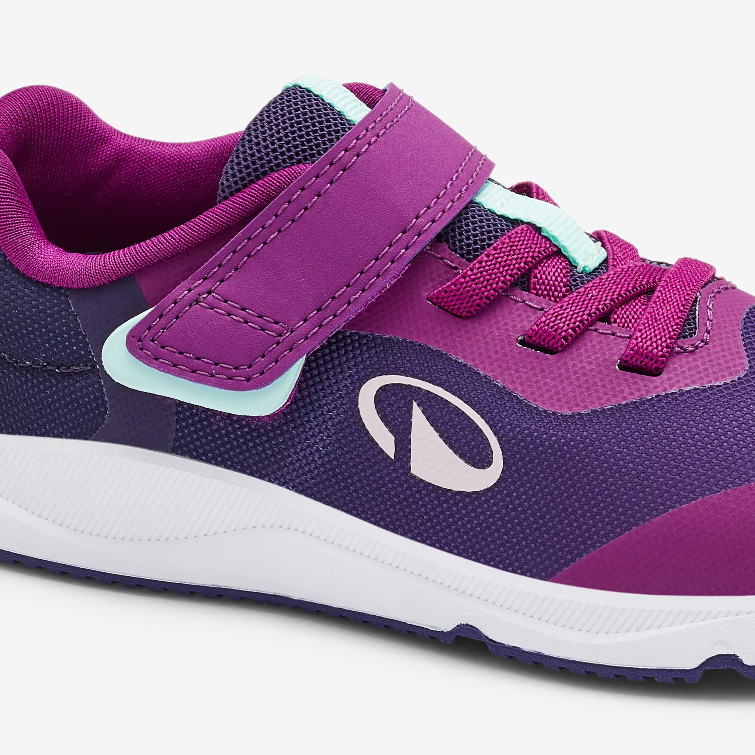 Детские дышащие босоножки Stepper Sporty Decathlon, Magisches Lila / Blasses Minzgrun — фото 3