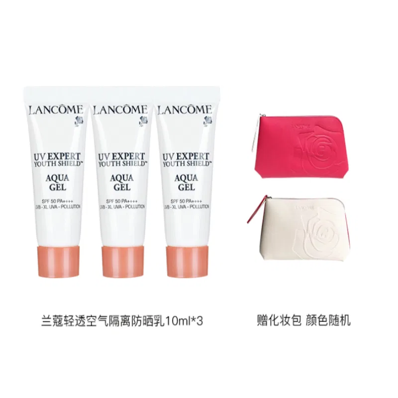 Солнцезащитный крем-праймер LANCOME Shiro Tube, набор из 3 образцов по 10 мл, Blue — фото 2