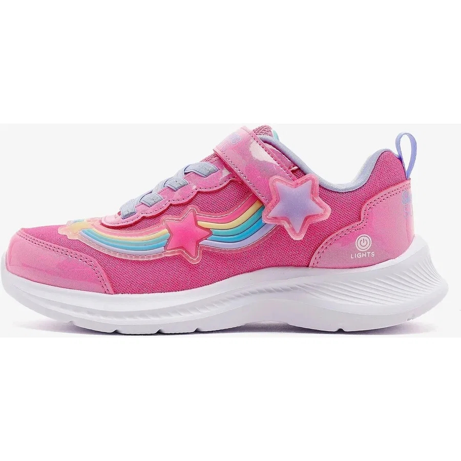 Кроссовки детские с подсветкой Jumpsters 2.0 Skechers, Розовый