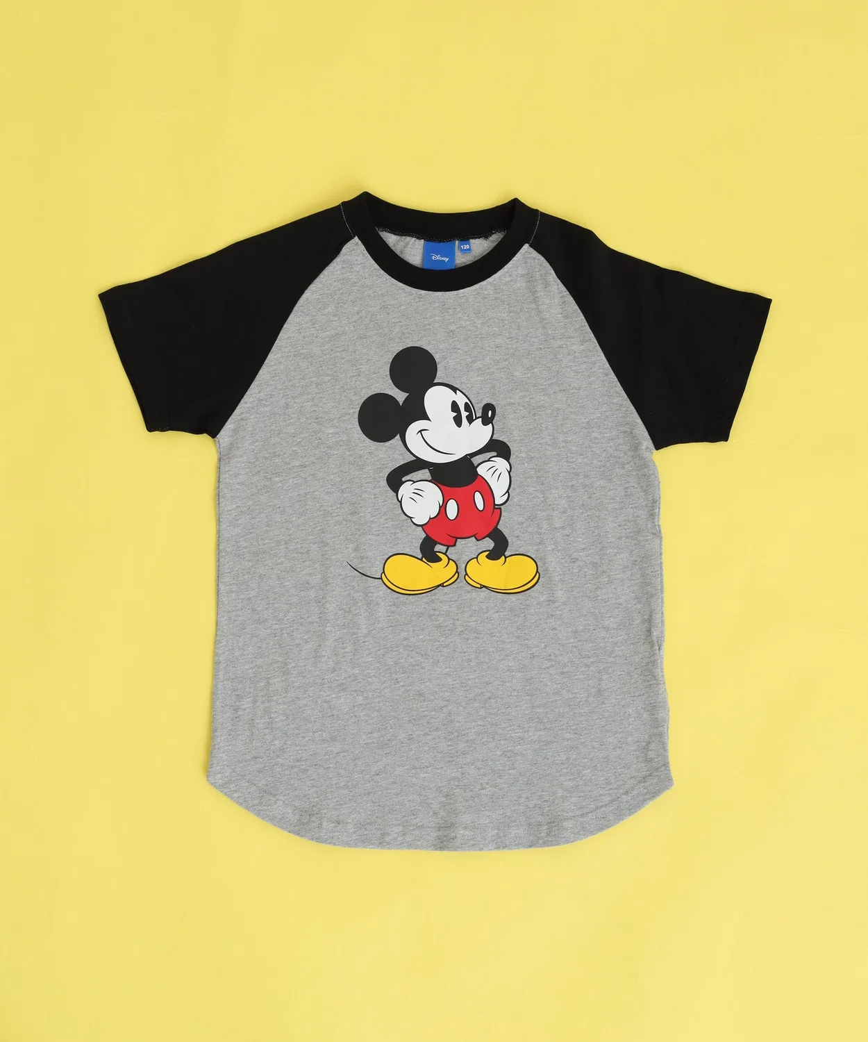Детская футболка с принтом Микки Мауса Mickey Mouse, Beige — фото 4