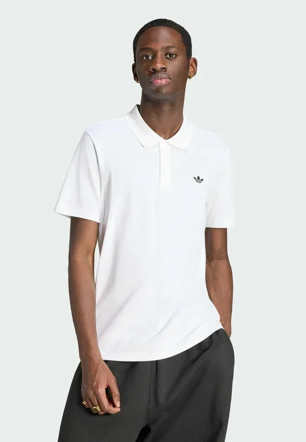 Футболка-поло Trefoil Essentials - рубашка-поло Adidas Originals, белый