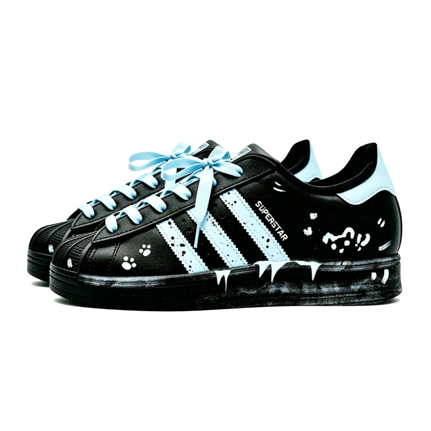 Детские кеды для скейтбординга Superstar 2, Adidas Originals, Black — фото 4