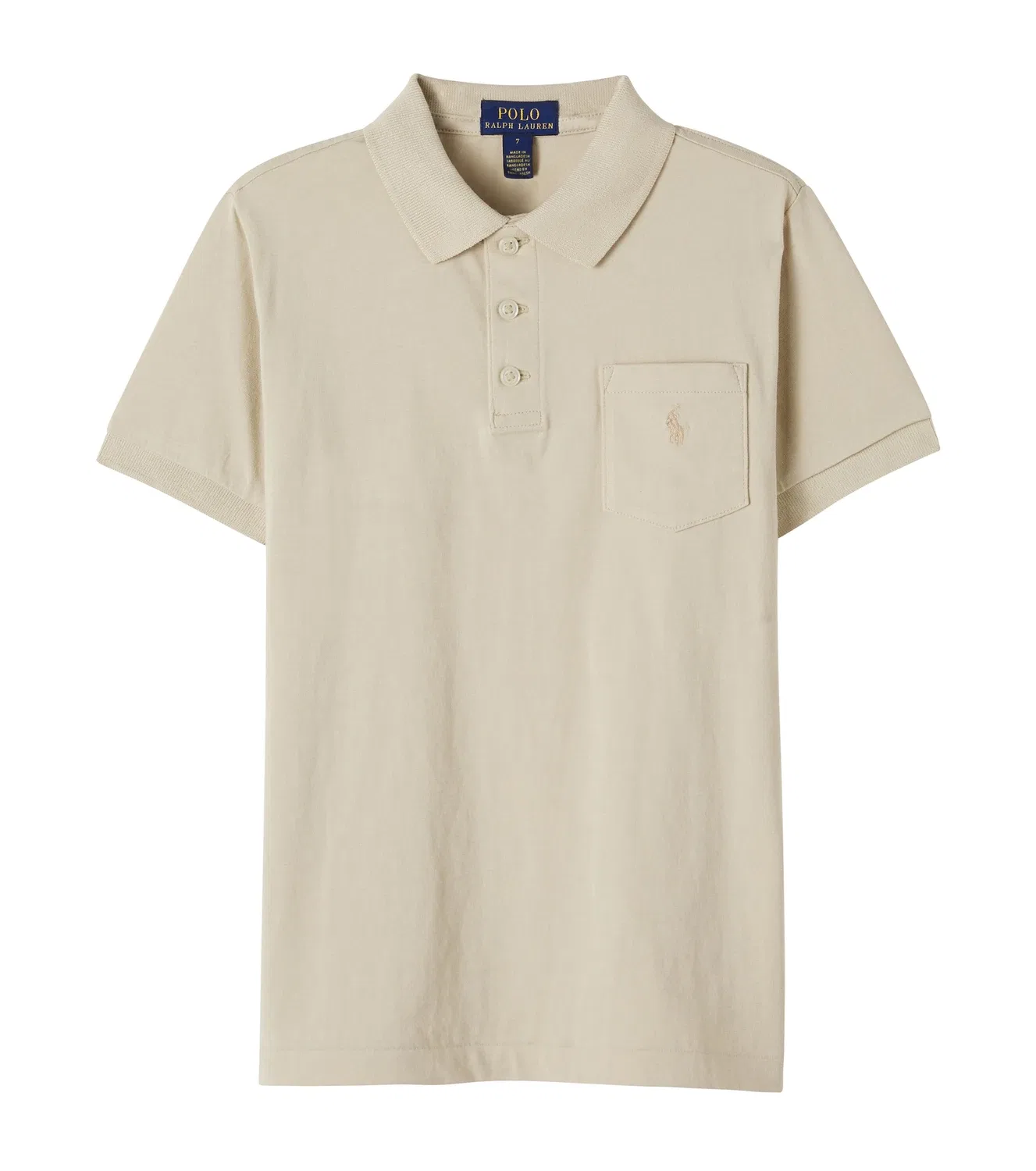 Поло с воротником поло Polo Ralph Lauren Kids, бежевый