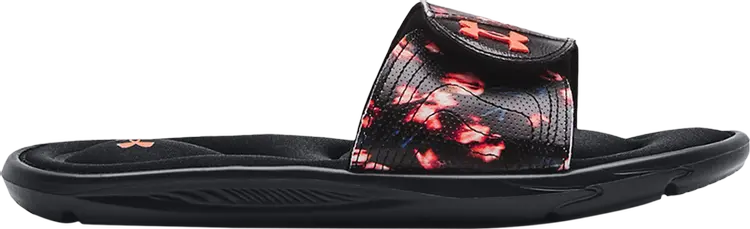 

Сандалии Under Armour Wmns Ignite 6 Graphic Strap Slide Black Afterglow, черный