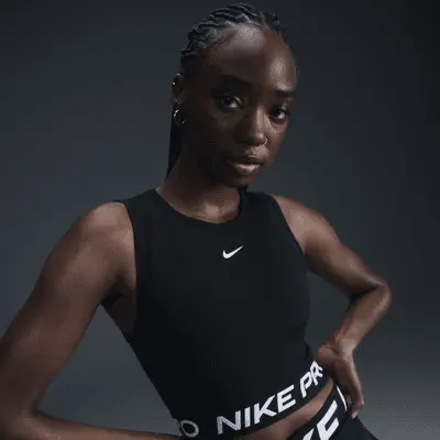 Футболка Nike Pro, черный/белый