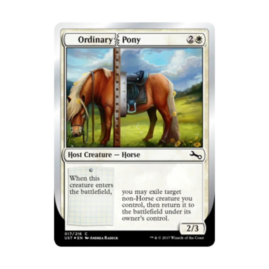 

CCG Обычный пони (С), MTG - Unstable