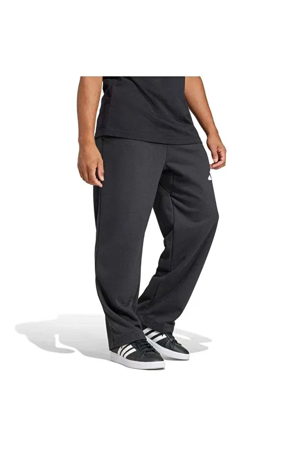 Мужские спортивные штаны с широкой штаниной Adidas, Black — фото 3