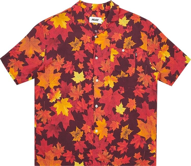 

Рубашка Palace Leaf Man Alone Shirt 'Brown', коричневый
