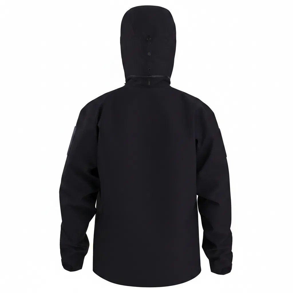 Мужская куртка с капюшоном Alpha Jacket Arcteryx, Black — фото 3