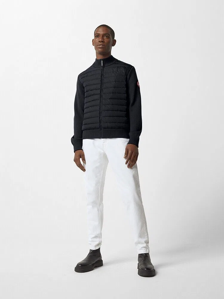 Куртка-пуховик с вязаным воротником CANADA GOOSE, Navy