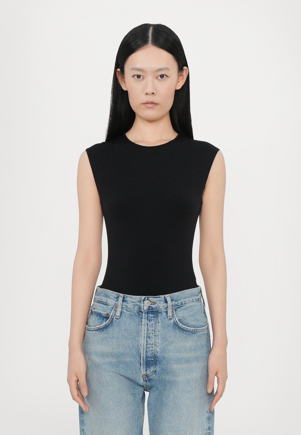 

Боди AURA SLEEVELESS BODYSUIT Agolde, черный