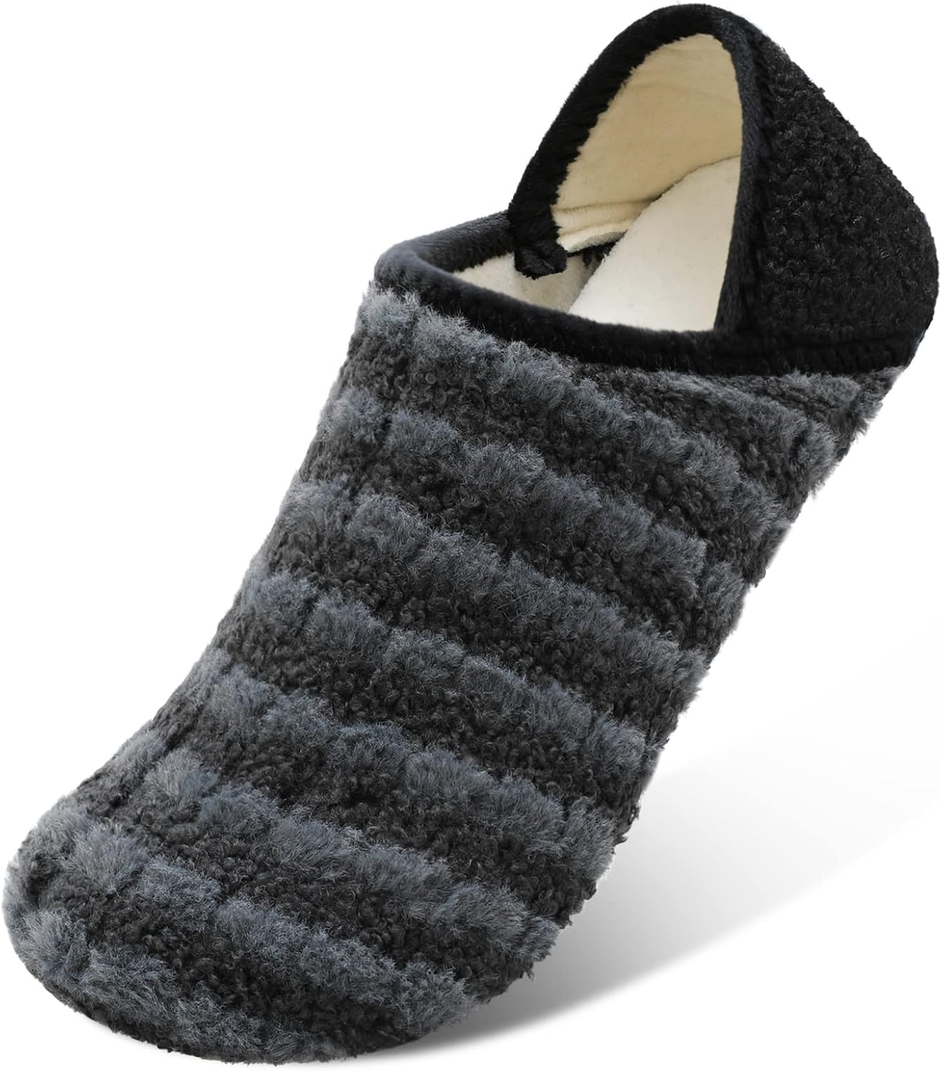

Домашние тапочки XIHALOOK для женщин и мужчин, уютные носочные тапочки с мягкой резиновой подошвой, для дома и улицы, серый