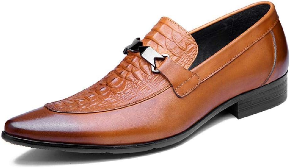 

Мужские деловые кожаные туфли, Англия, заостренный носок, туфли для офиса и мероприятий, кожаные, коричневые - 44/UK 9.5/US 10 Jlfzc