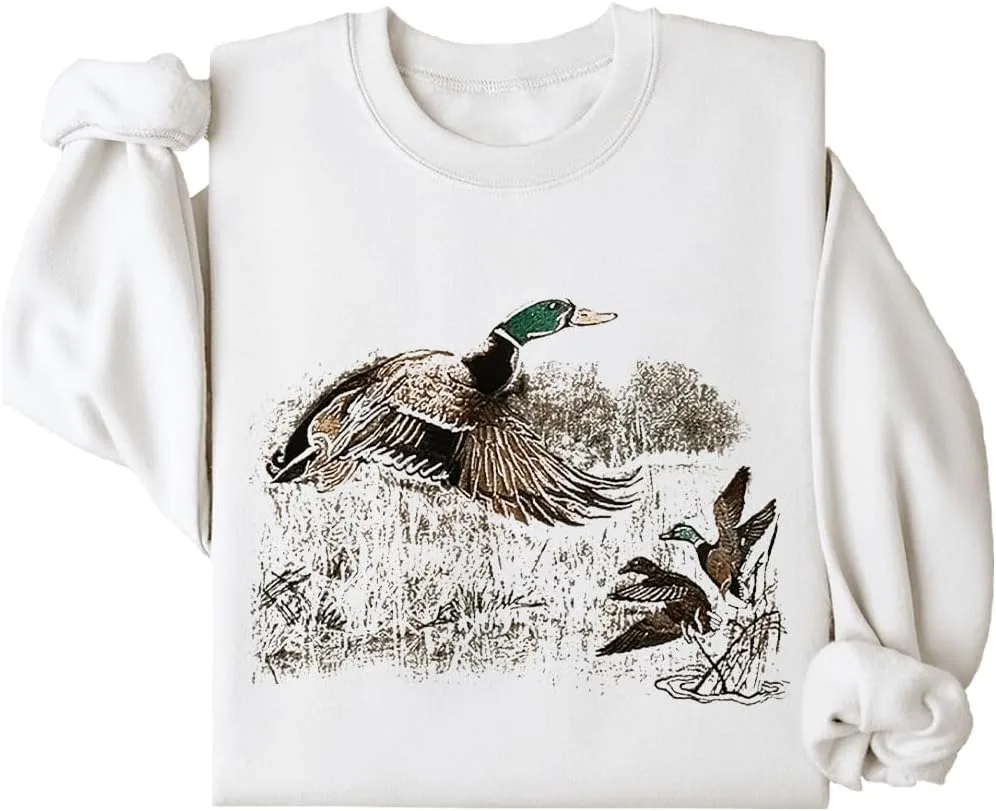 

Винтажный свитшот с уткой для охоты SESMIM