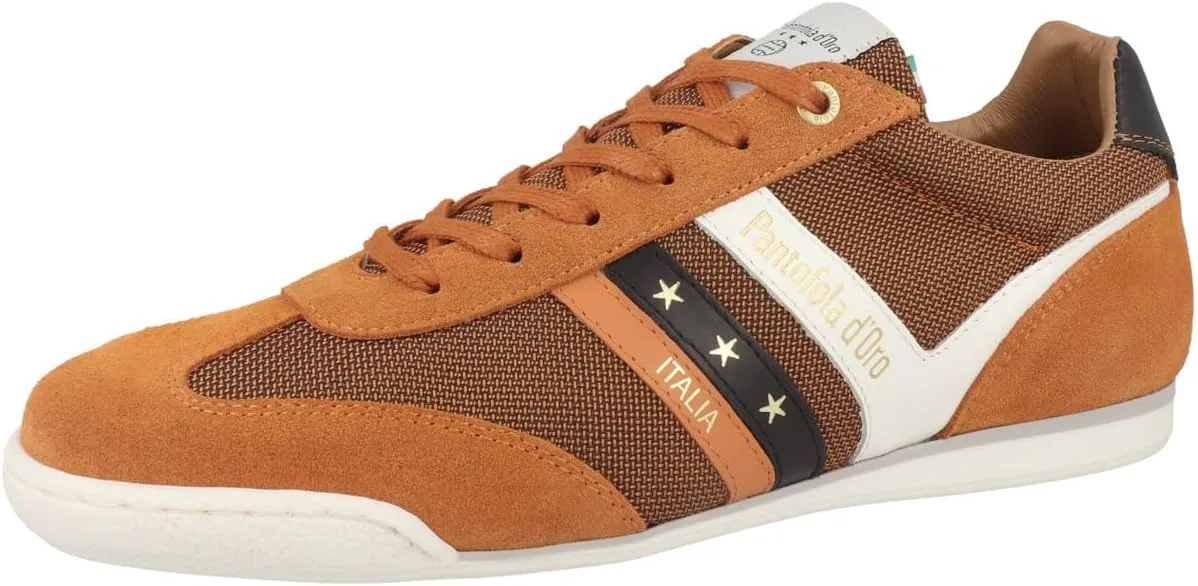 Кроссовки Pantofola d'Oro Vasto Nylon Uomo Low Sand Pantofola D'Oro 1886, оранжевый — фото 4
