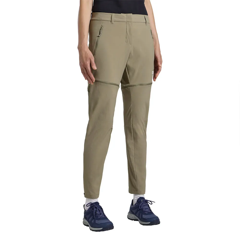 

Брюки Jack Wolfskin Hikeout Zip Away, зеленый