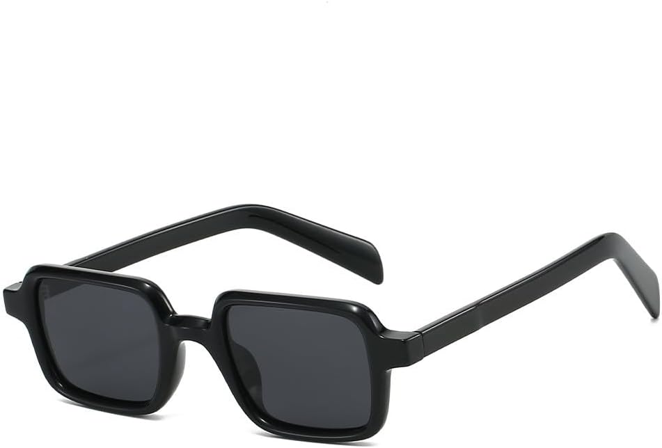 

Квадратные качественные солнцезащитные очки для женщин, защита от УФ-излучения UV400, ретро-стиль, заклепки, градиентные солнцезащитные очки для мужчин HYYZZC, Black Black