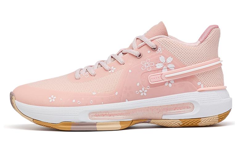 

PEAK Флэш 4 баскетбольные кроссовки мужские низкие Blossom Pink/White
