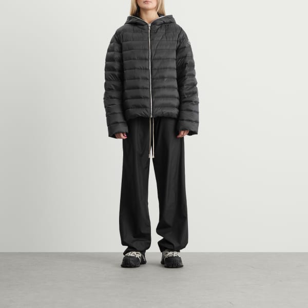 Куртка X Moncler на молнии Rick Owens, черный — фото 4