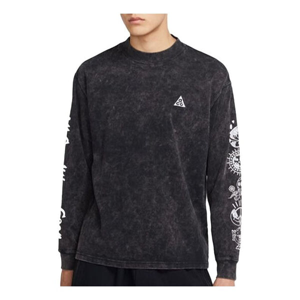 

Футболка acg mens long-sleeve top long sleeves black Nike, черный
