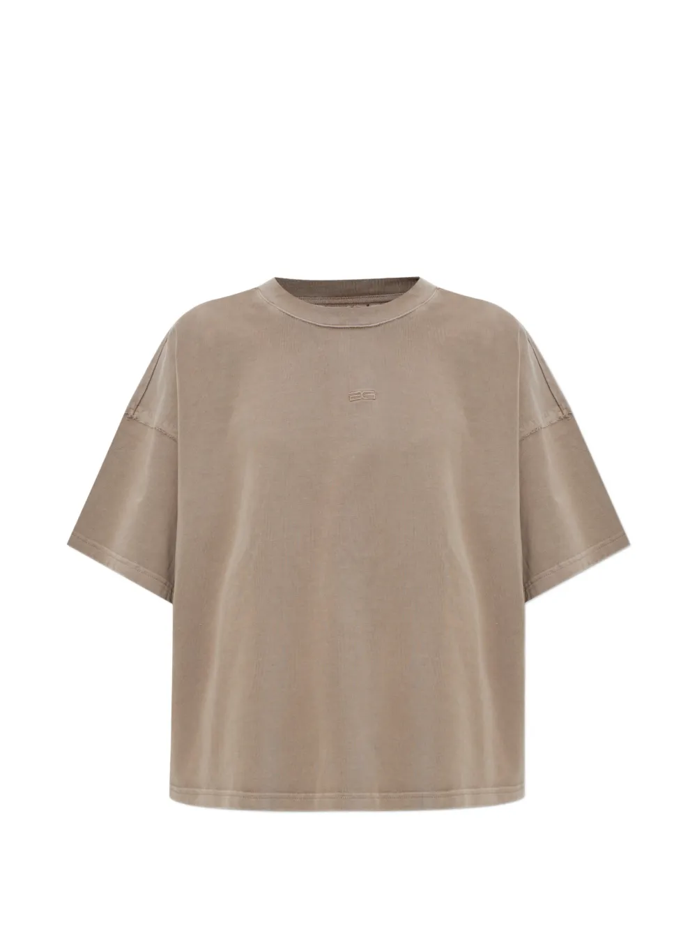 

Футболка с вышитым логотипом Gestuz, коричневый