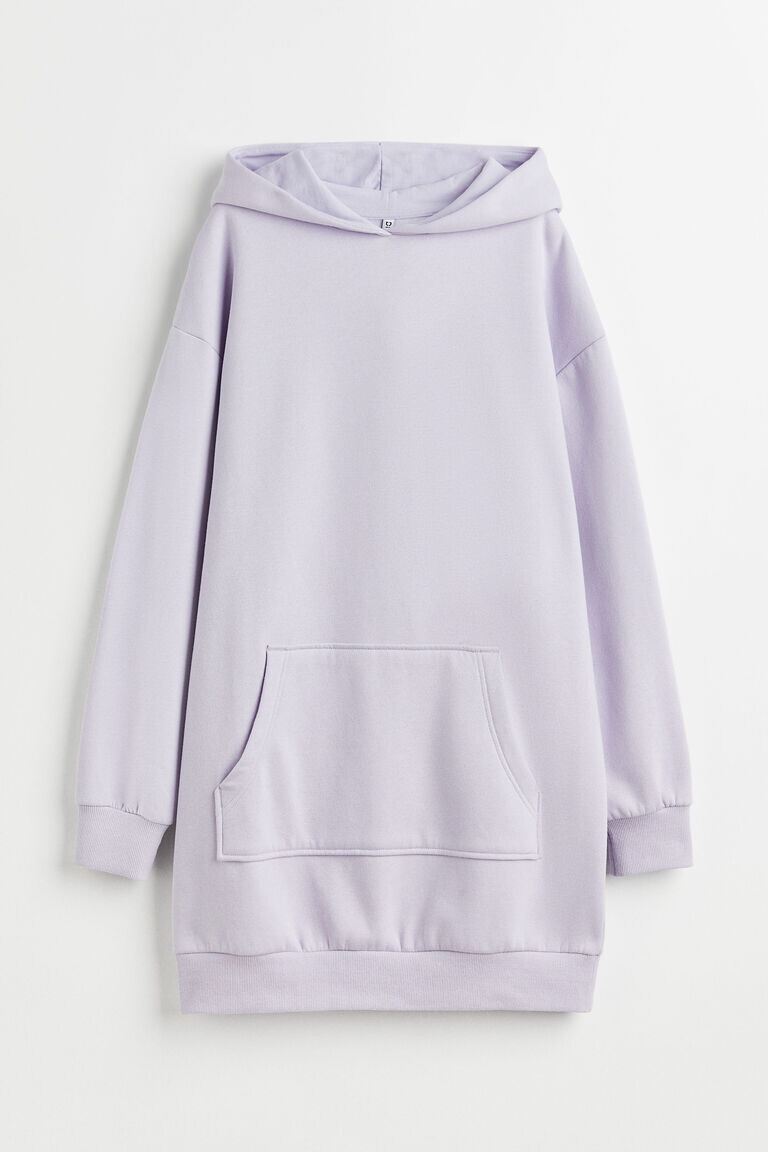 

Платье-толстовка с капюшоном H&M, фиолетовый