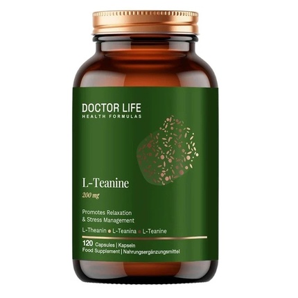 

L-теанин 200 мг пищевая добавка - 120 капсул Doctor Life