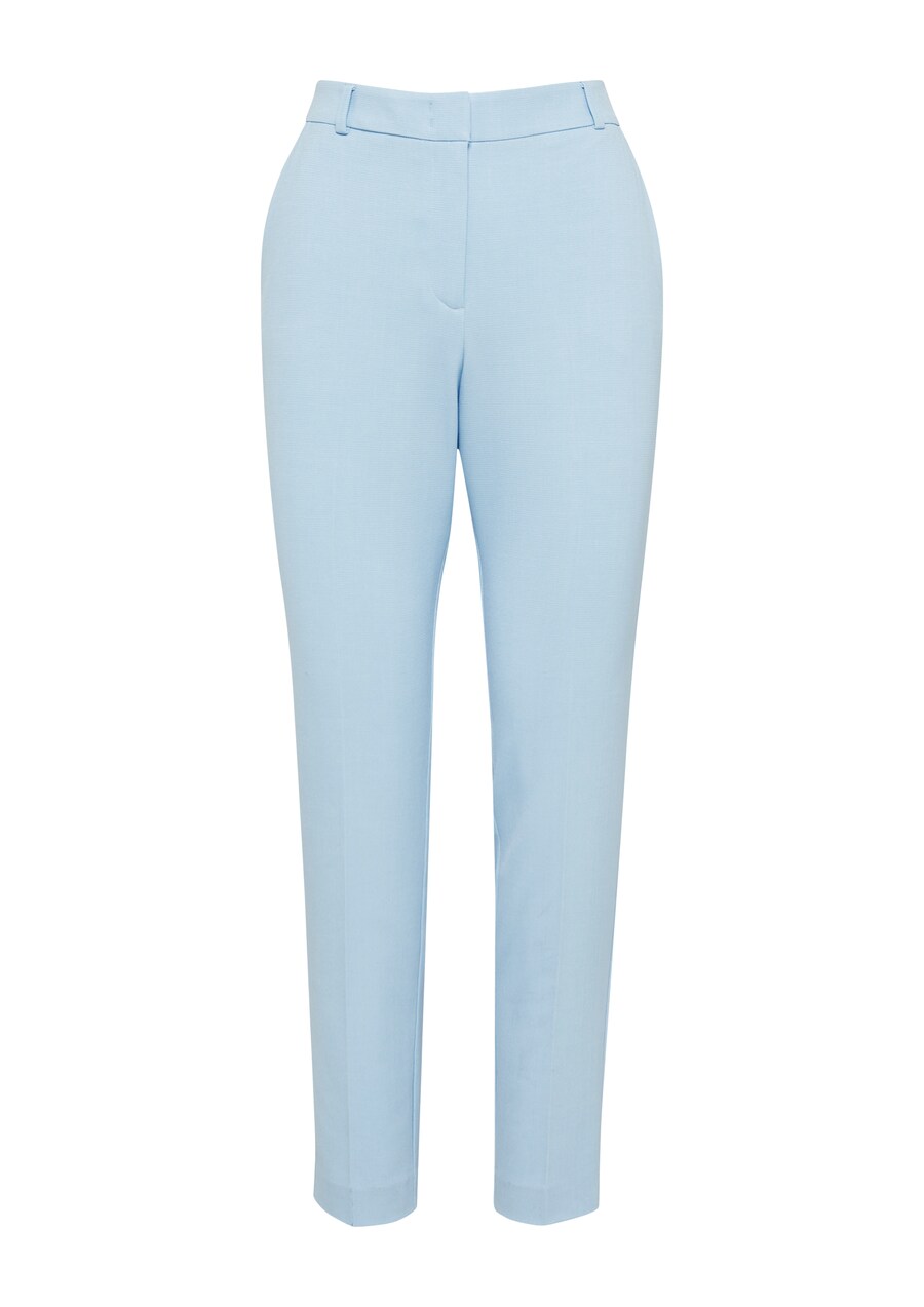 

Обычные плиссированные брюки COMMA, Light blue