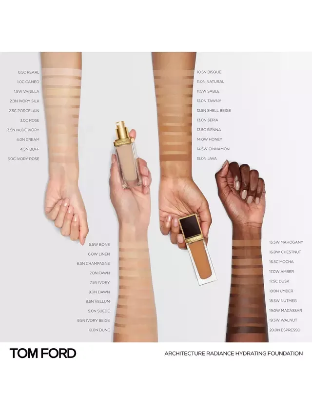 Увлажняющая тональная основа Architecture Radiance SPF 50+ TOM FORD, 2 5C Porcelain — фото 3