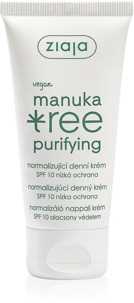 

Очищающий и нормализующий дневной крем с маслом мануки SPF 10 Ziaja, 50 мл