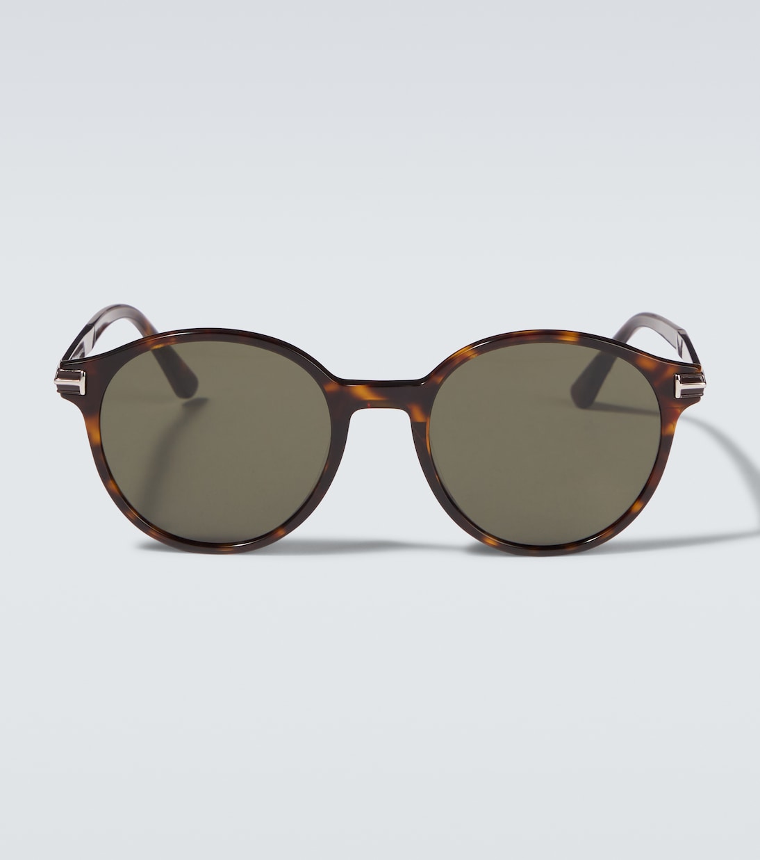 

Круглые солнцезащитные очки Araki Tom Ford, Dark Havana/Green