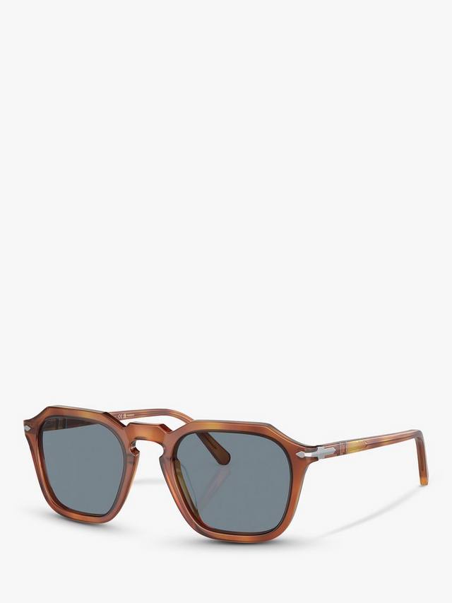 

Поляризованные квадратные солнцезащитные очки po3292s Persol, цвет Havana