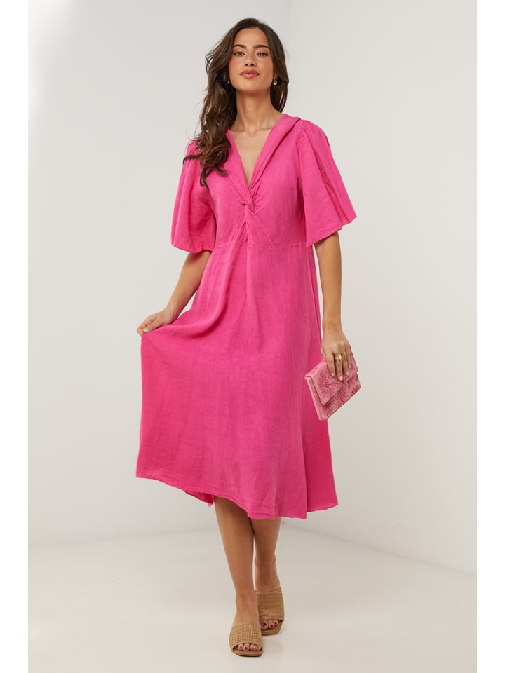 

Платье до колена Le Monde du Lin, розовый
